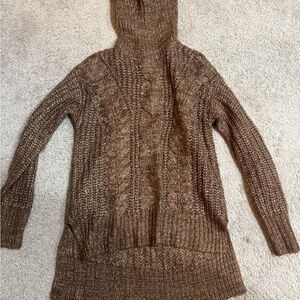 Universal Thread Brown Cowl Neck Sweater